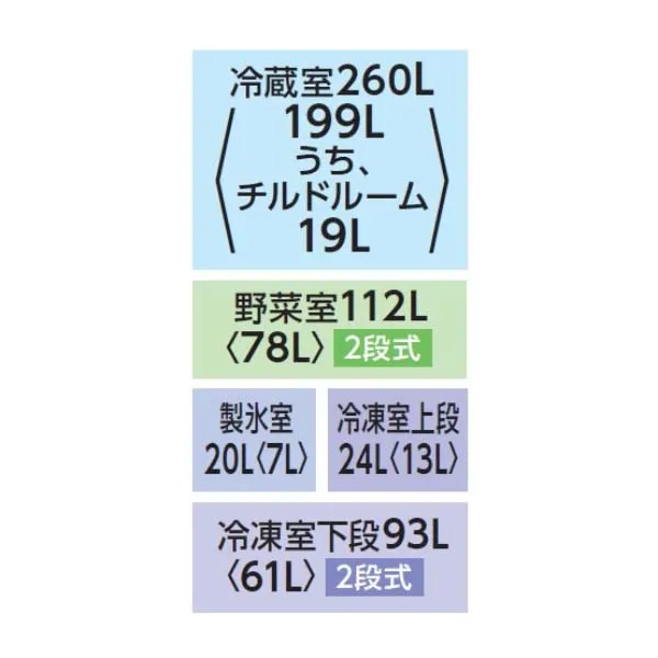 Tủ lạnh Toshiba GR-V550FH - Hàng Nhật JPTATO Tủ lạnh Toshiba GR-V550FH - Hình ảnh 4